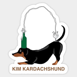 Kim Kardachshund Sticker